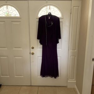 Formal Alex Evenings dress with removable jacket.